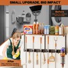 Broom Holder Wall Mount with Cleaning Supplies Organizer, Laundry Room