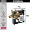 Delta Faucet R10000-UNWSHF MultiChoice Universal Shower Valve Body for Shower