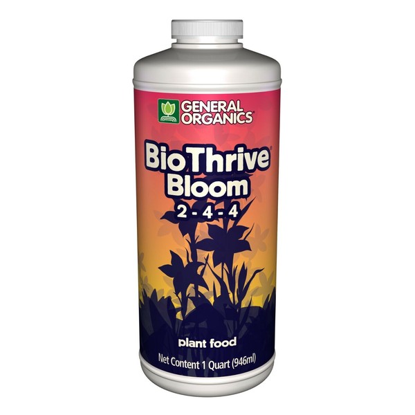 General Hydroponics General Organics BioThrive Bloom, Quart