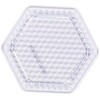 Perler Beads Basic Shapes Clear Pegboard Set, Small, Clear, 5