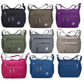 Fabuxry Purses and Shoulder Handbags for Women Crossbody Bag Messenger Bags (Navy)