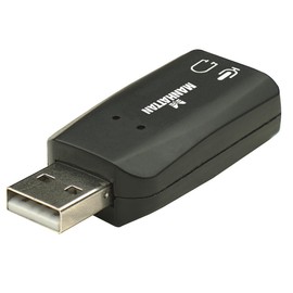 Manhattan High-Speed USB 3-D Sound Adapter (150859)