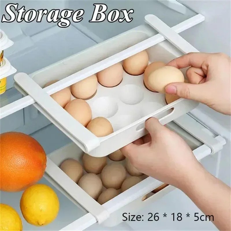 Egg Rack Holder – Refrigerator Egg Storage Box, Egg Basket