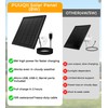 Solar Panel for Ring Camera, 2-Pack 8W Solar Panel Charger