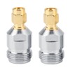 KooingTech 2 Stück N auf SMA Adapter N-Buchse auf SMA-Stecker