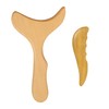2 Pieces Wooden Gua Sha Boards Massage Tools Home Care