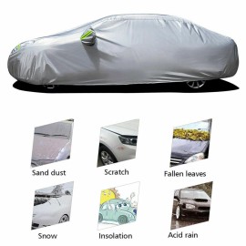For Sedan Outdoor Car Cover Waterproof UV Sun Snow Rain All Weather Protection