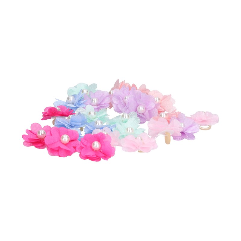 Pet Dog Flower Rubber Band Small Dog Top Knot Small