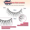Natural Looking Eyelashes Wispy Lashes Short Strip Lashes False Eyelashes