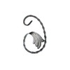 UHRIG Scroll Wrought Iron Decorative Element Bow Forged Steel Iron