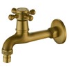 HappyHome Antique Retro Faucet Brass Lavatory Faucet Bathroom Faucet, Gardening