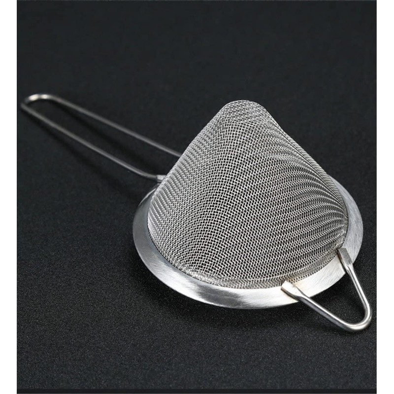 2Pcs Conical Fine Mesh Strainer,3.3/1.8 Inches Fine Mesh Sieve with