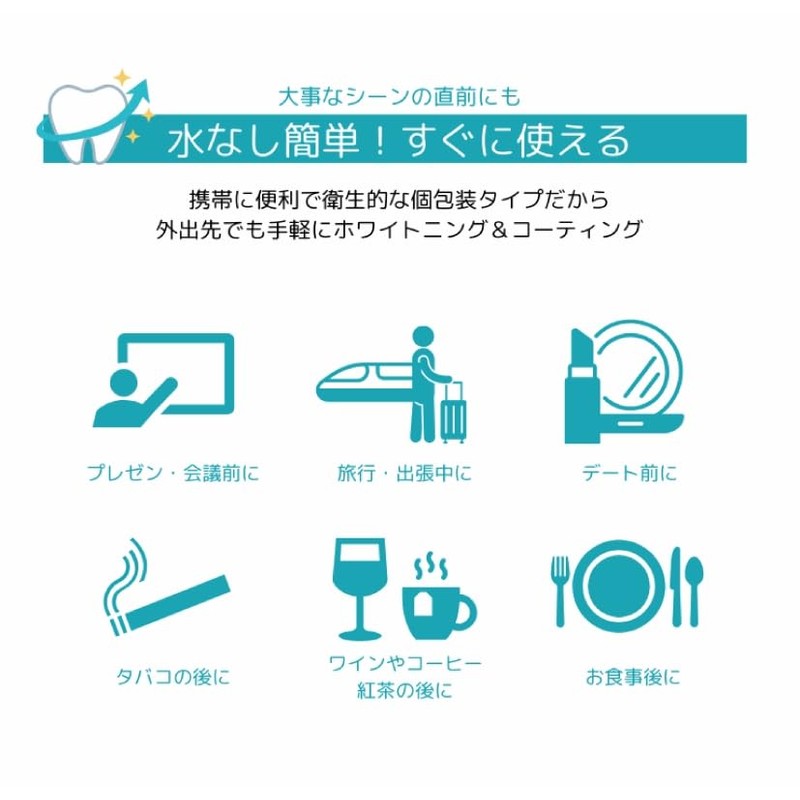 ポリリン 本気美白 ホワイトニングキューブ 5個入（ホワイトニング用スポンジハミガキ）