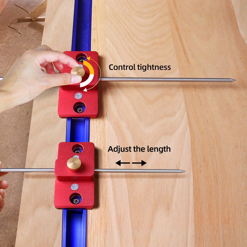 Table Saw Parallel Positioning Pin Adjustable Limit Pin Aluminium Alloy