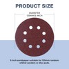 110 PCS 125mm Sanding Discs Orbital Sander Discs Hook and