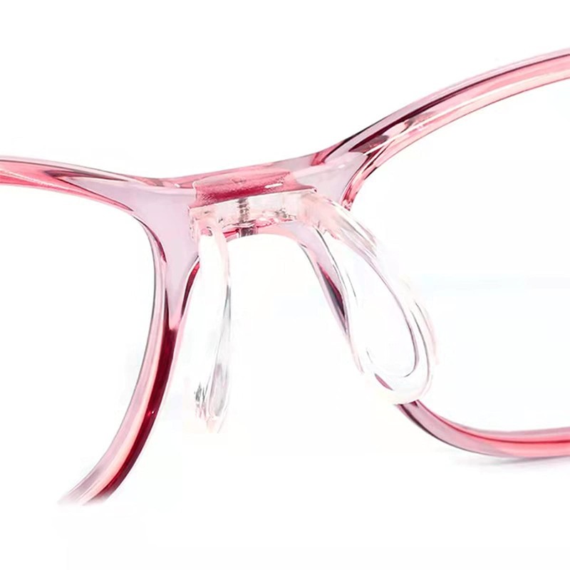 PERFFITT Clear Transparent Rubber Silicon Conjoined Saddle Anti-Slip Nose Bridge