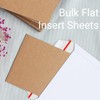 zmybcpack 200 Pack Corrugated Cardboard Sheets 5x7 inch, Corrugated Cardboard