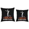 Slackline Swing Set Slacklining Board Gear Slackliner Throw Pillow