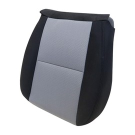 NLQR Driver and Passenger Side Bottom Replacement Seat Covers & Two Sides Bottom Foam Cushion Compatible with Chevy Silverado Tahoe Suburban Avalanche Yukon GMC Sierra 2007-2014