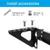 QiaoYoubang 2U Vertical Wall Mount Rack - Steel Vertical Patch