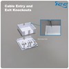 ICC 2 Port Surface Mount Box in White, Works with