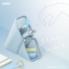 Sonic Costa Portable Pen Holder, Sheer, Blue, Silicone Type, FD-2286-B