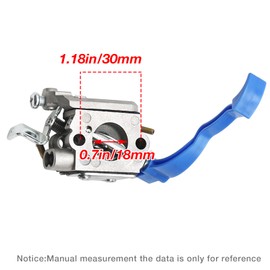 SYOWADA 590460102 carburetor replacement for Husqvarna 125B 125BX 125BVX Leaf Blower Trimmer, 545081811 carb replacement for Zama C1Q-W37 with 545112101 air filter 545109601 Airbox Cover