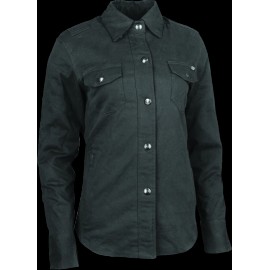 Speed and Strength Speed Society Armored Moto Shirt Black Womens - Small