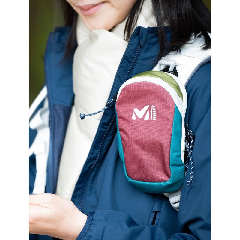 Millet MIS0660 New LOGO_COFFEE Shoulder Pouch, Voyage Padded Pouch, NEW