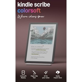 Kindle Scribe Colorsoft Pro 11  Premium Color E-Reader & Digital Notebook with Paper-Like Display, Front Light, 64GB Storage & Premium Pen – Graphite  (“Colorsoft Pro” highlights the color display + professional creativity and productivity.)