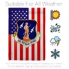 USA Decoration Air National Guard Garden Flag Set with Stand