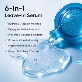 Aceite para el Cabello MAREE para Cabello Encrespado - Cápsulas de Keratina con Vitaminas para el Cabello y Aceites de Jojoba y Argán - Suero Anti Encrespamiento para Mujeres con Protección al Calor | para Frizzy