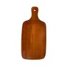 K-UNING Cutting Board, Wooden Tray, Bread Stand, Square Shape, Natural