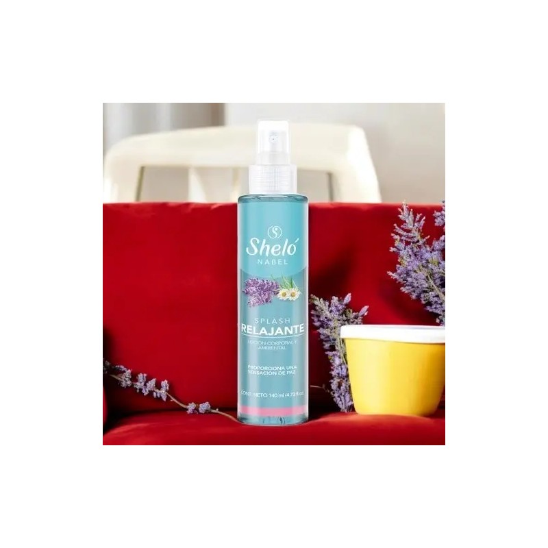Splash Relajante 140ml Aromaterapia Antiestrés Sensación Paz