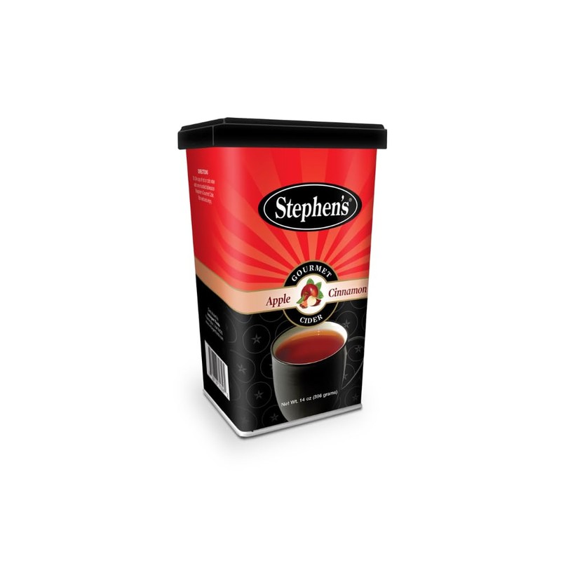 Stephen's Gourmet Hot Cocoa, Apple Cinnamon Cider, 14 OZ (Pack
