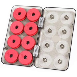 16pcs Fishing Line Storage Fishing Foam Spools, Foam Fishing Winding Board Fishing Line, Fishing Line Spools Fly Fishing Gear for Organizer Storage Accessories