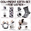 FillTouch 11 Pcs Cow Print Gifts Sets for Women Includes