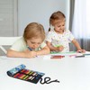 HJIAMA Pencil Wrap Roll, Colourful Pencil Bag, 72 Holes, Large