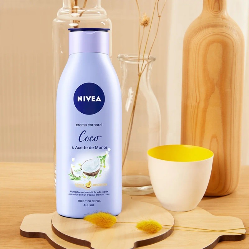 Crema Corporal Nivea Senses Coco Mono 400ml