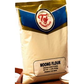 TAJ Indian Mung Flour, Moong Flour, Moong Mogar Flour, (4-Pounds)