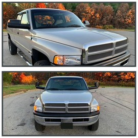 Spec-D Tuning Power Heated Towing Mirrors w/LED Turn Signal Compatible with 1998-2001 Dodge Ram 1500, 1998-2002 Dodge Ram 2500/3500, Left + Right Pair