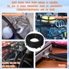 Sasylvia 3/8" X 500 ft Split Wire Loom Cord Protector