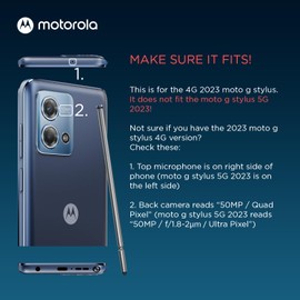 Motorola Essentials Moto G Stylus (2023) Screen Protector- Strong 9H Tempered Glass, Anti Fingerprints, Anti Scratch, Anti Smudge