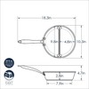 Nordic Ware 2-in-1 Divided Nonstick Saucepan - 10 inch diameter;