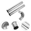 WHAMVOX Fireplace Vent Smoke Tube 3pc Stainless Steel Chimney Flue