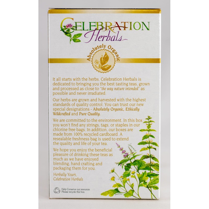 Celebration HERBALS Ginger Root Tea Organic 24 Bag, 0.02 Pound