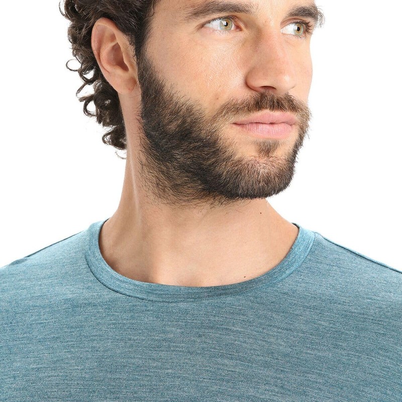 Icebreaker Merino Men's Sphere II Long Sleeve Tee, Green Glory