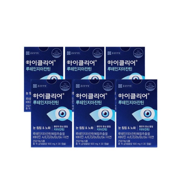 iClear Chong Kun Dang Health iClear Lutein Zeaxanthin 500mg 30