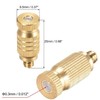 Brass Misting Nozzle, 10 Pack High Pressure Spray 10/24 UNC