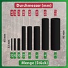 QUADRIOS GmbH Heat Shrink Tubing Set Assortment Box 100 Pieces